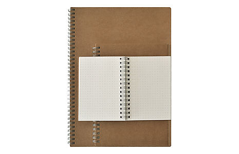 NOTEBOOK A6-A5-A4 WITH DOTED PAPER